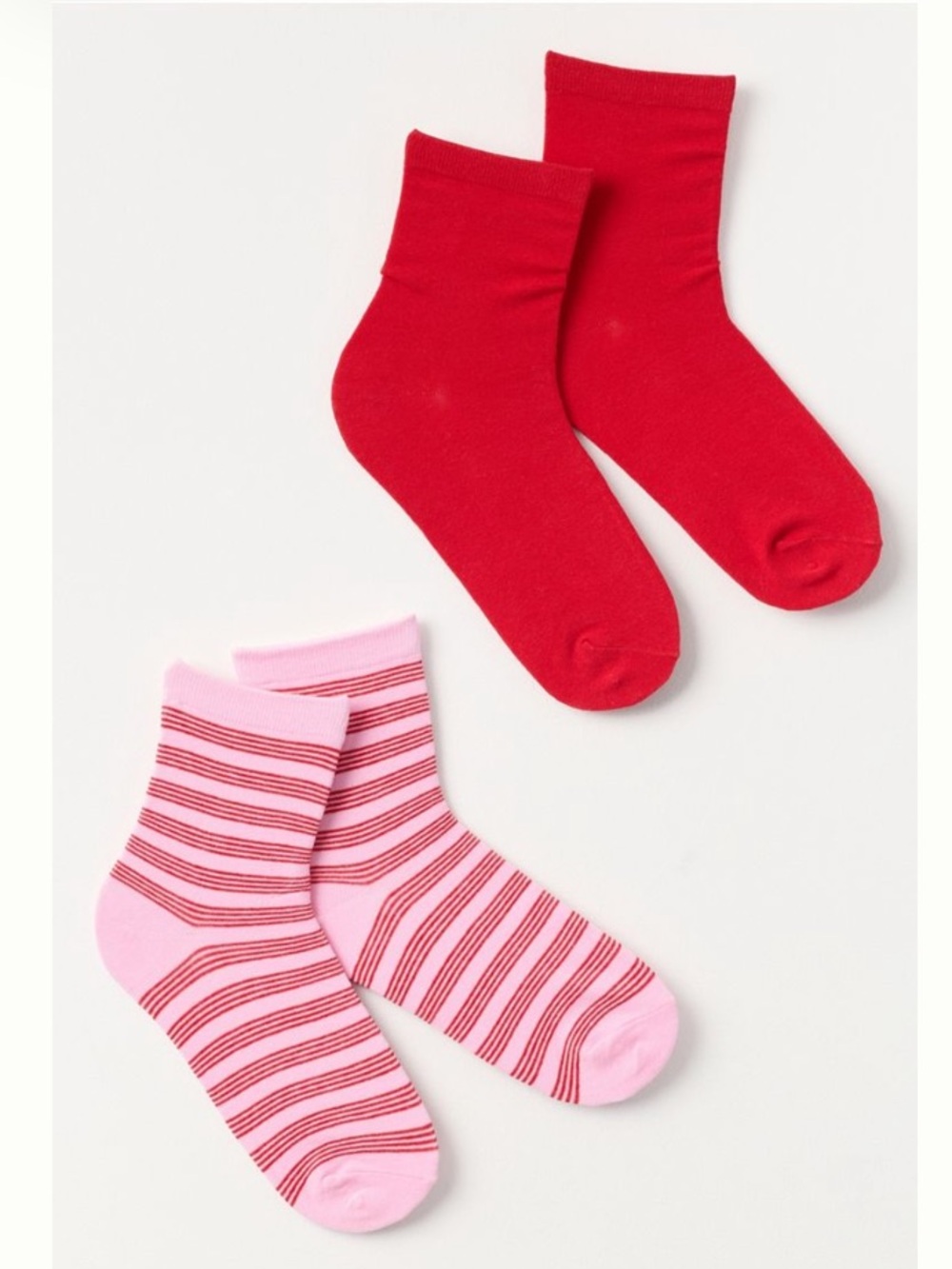 Anthropologie Striped and Solid Crew Socks NWT